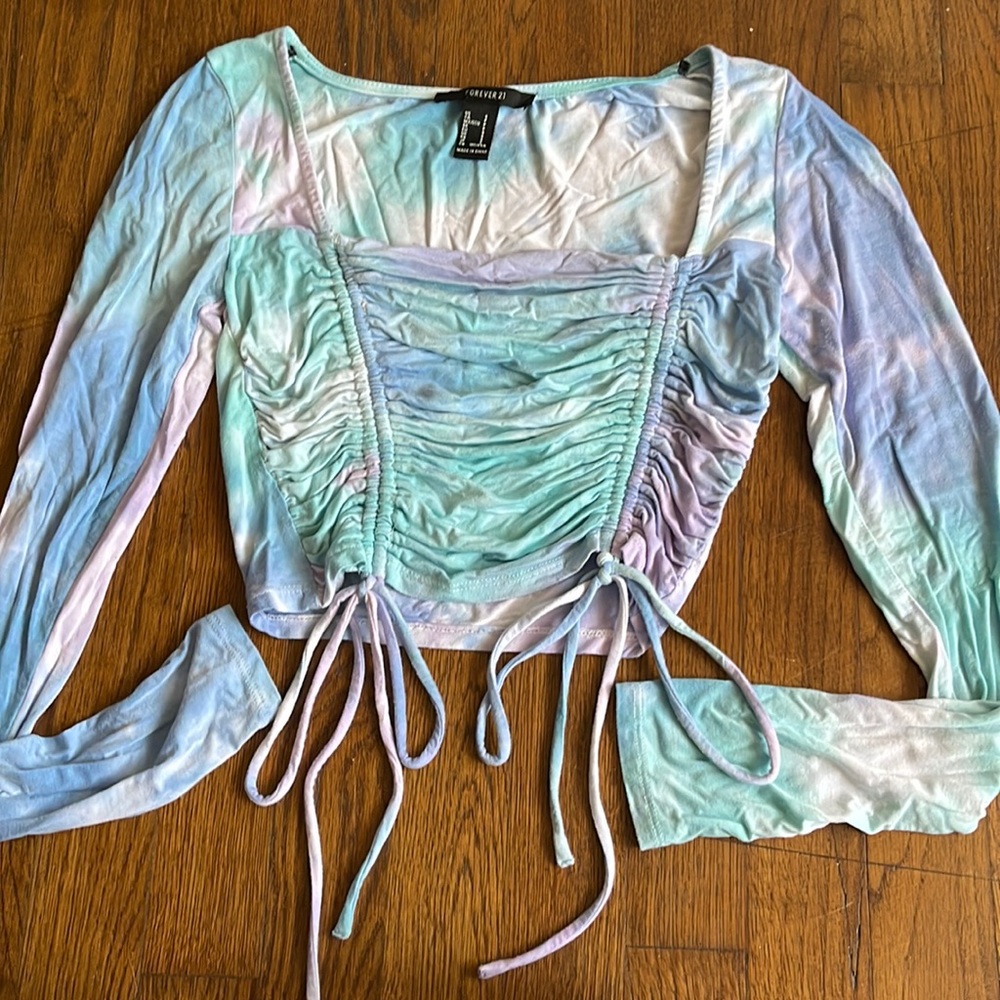 forever 21 cropped long sleeve